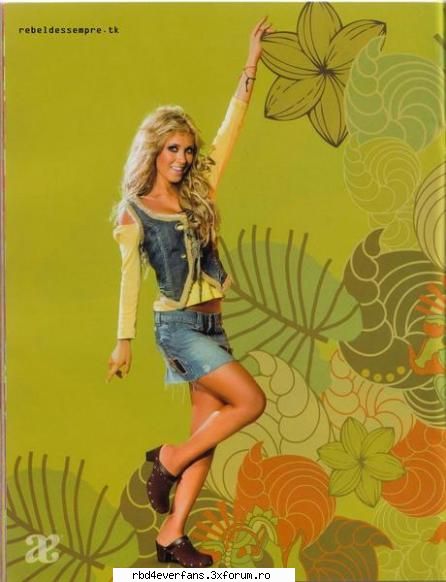 Anahi in revista Andreea - Denisa - Anahi