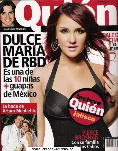 Galerie - pe coperta revistei quien - Dulce Maria